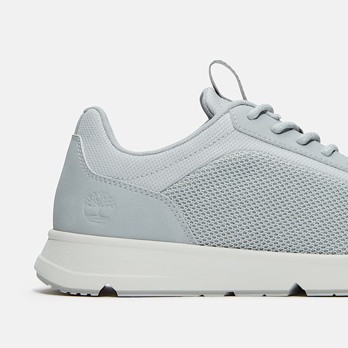 Mens Parker Street Low LaceUp Sneaker TBL Light Grey Knit ALT7