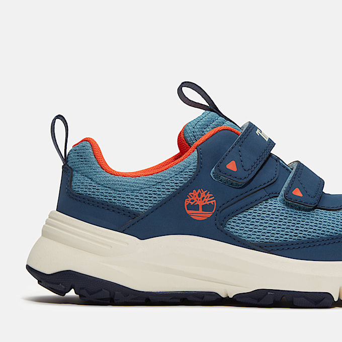 Youth Motion Access HookandLoop Sneaker TBL Medium Blue Mesh ALT7