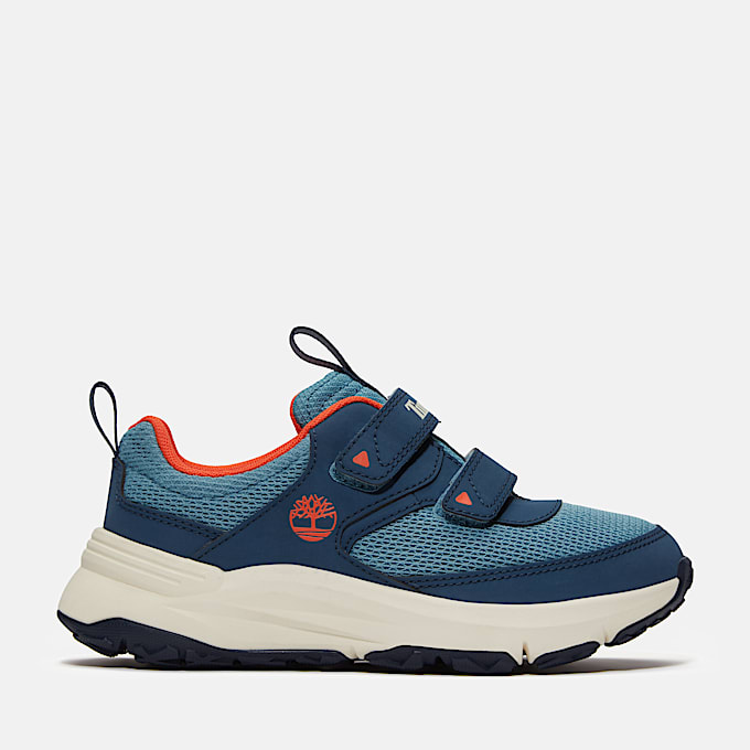 Youth Motion Access HookandLoop Sneaker TBL Medium Blue Mesh HERO