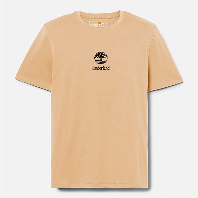 TShirt de manga corta con logo pequeo estampado TBL Trigo claro ALT10