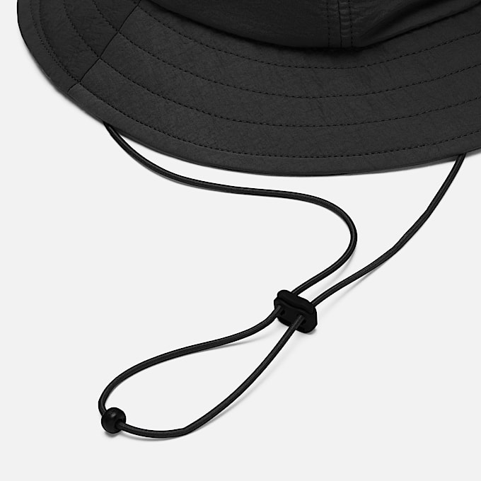 Mesh Panel Bucket Hat TBL Black ALT2