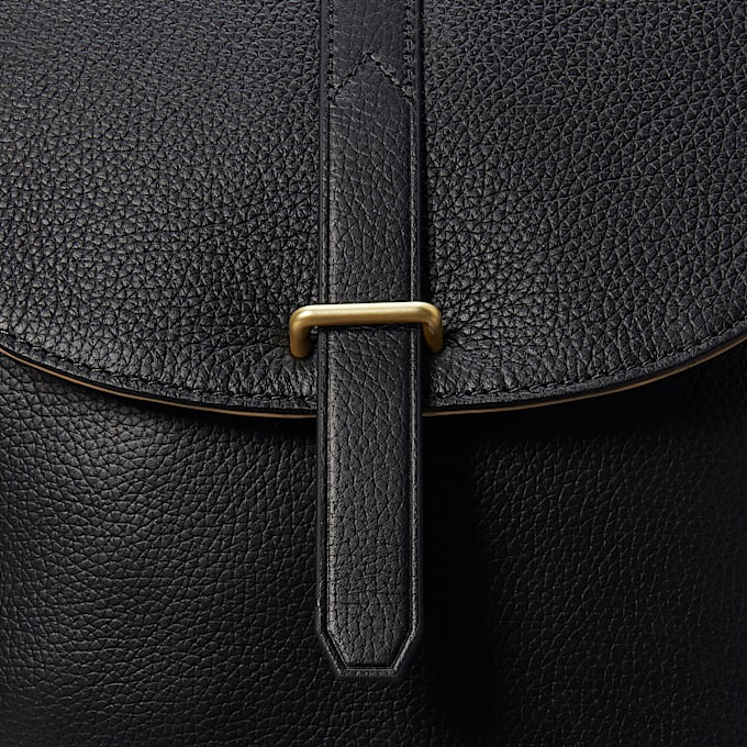 Sac  dos Tuckerman en cuir pour femmes TBL Cuir pleine fleur noir ALT3