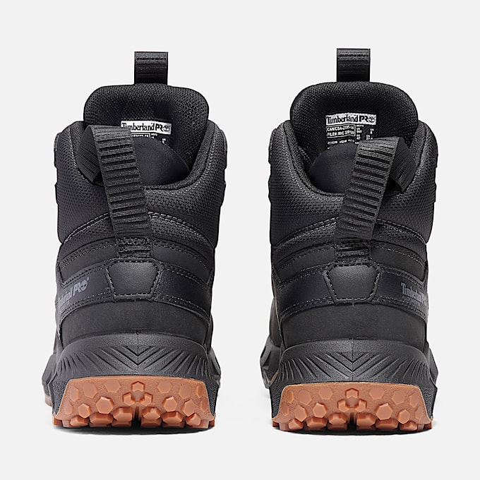 Mens Tempe CSA 6 Alloy Toe Work Boot TBL Black Leather ALT5