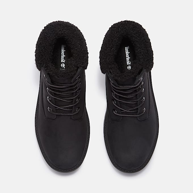 Womens Stone Street Mid Warm Lined Waterproof Boot TBL Black Nubuck ALT2