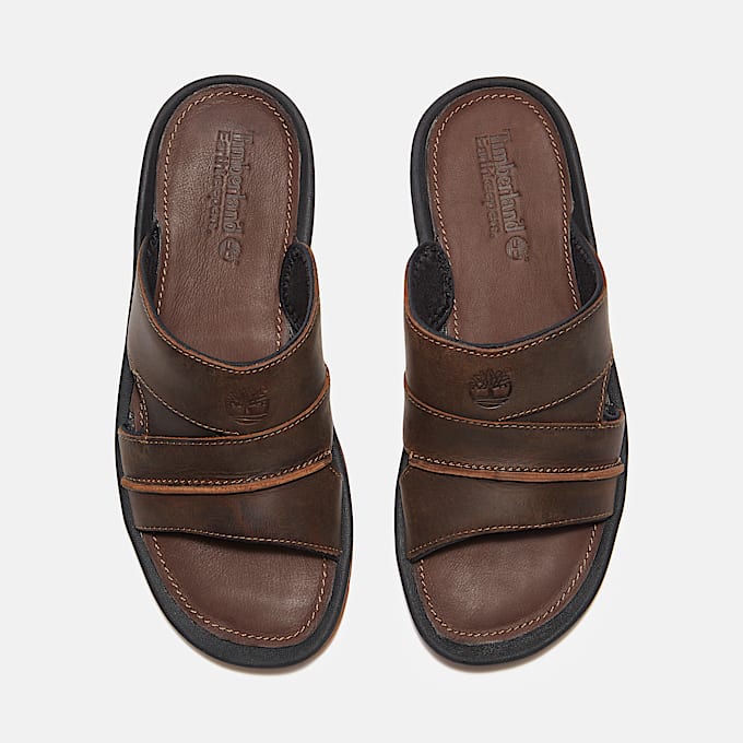 Mens Timberland Originals Slide Sandal TBL Brown ALT2