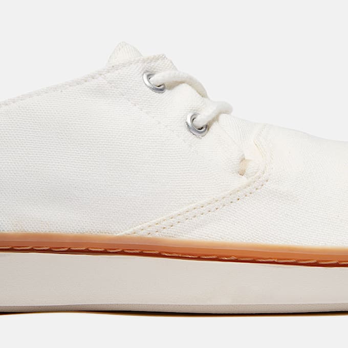 Mens Hookset Canvas Sneaker TBL White Canvas ALT7