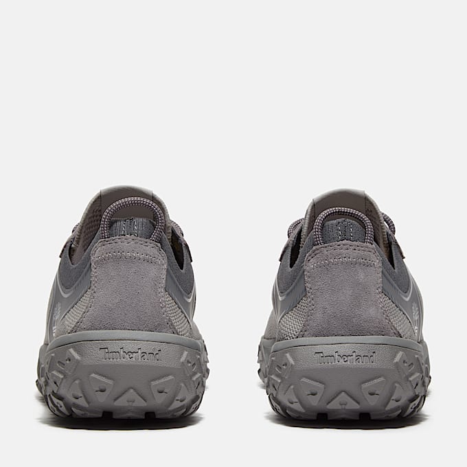 Mens GreenStride Motion 6 Low LaceUp Hiking Boot TBL Medium Grey Mesh ALT5