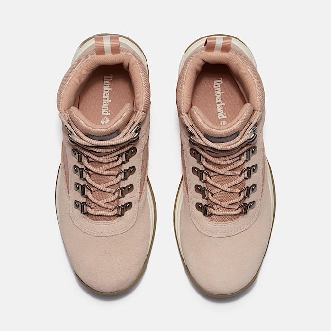 Womens White Ledge Waterproof Hiking Boot TBL Light Beige SuedeMedium Grey ALT2