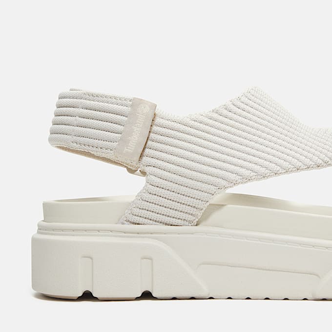 Womens Greyfield Backstrap Sandal TBL White Knit ALT7