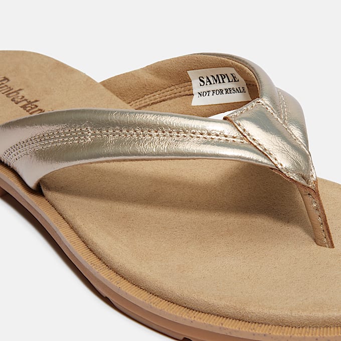 Womens Calista Bay Thong Sandal TBL Gold Metallic ALT7