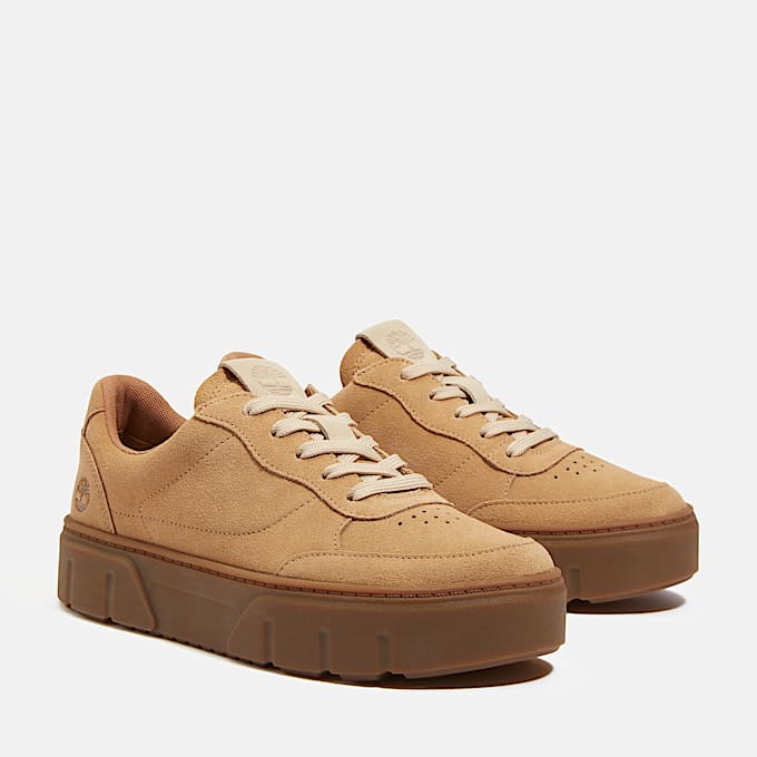 Chaussure sport lacée Laurel Court avec éléments en suède pour femmes