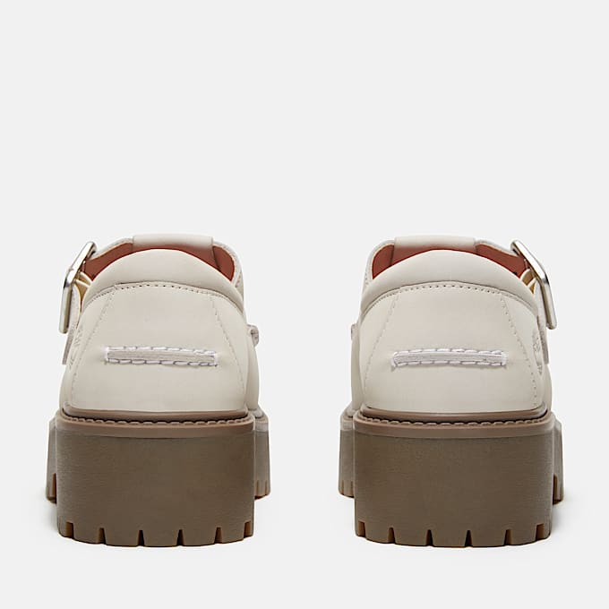 Womens Stone Street Platform Buckle Shoe TBL Natural Nubuck ALT5