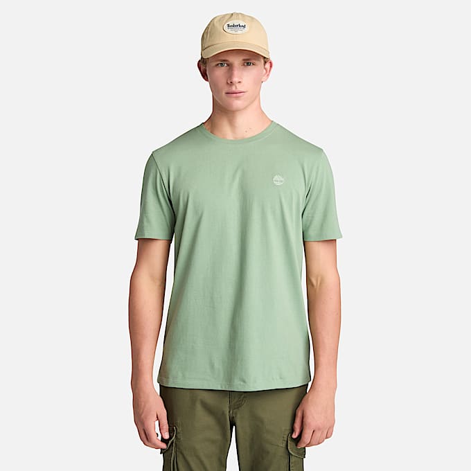 T-shirt Oyster River US avec logo sur la poitrine pour hommes - 1