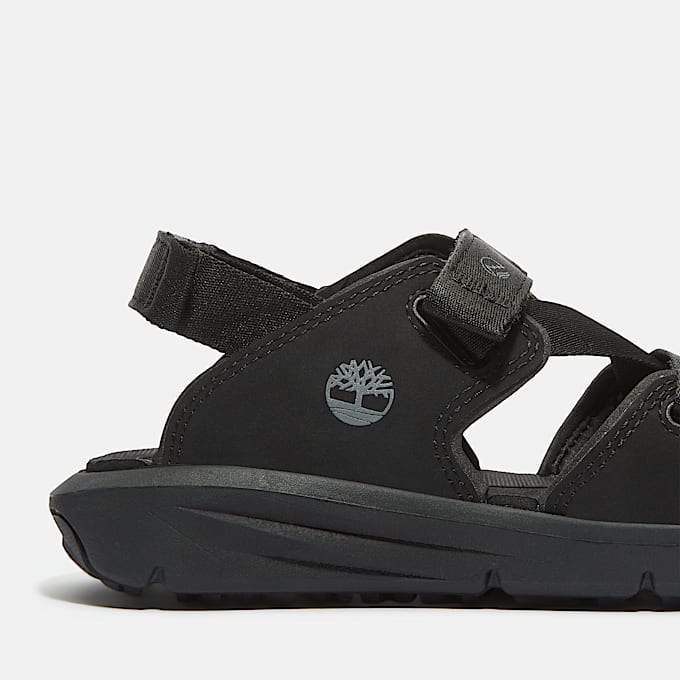 Toddler Motion Dune Backstrap Sandal TBL Black Webbing ALT7