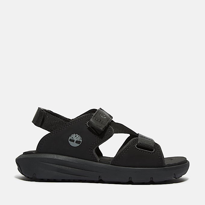 Toddler Motion Dune Backstrap Sandal TBL Black Webbing HERO