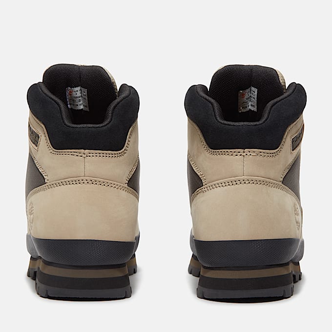 Mens Euro Hiker Leather Boot TBL Light Taupe Nubuck ALT5