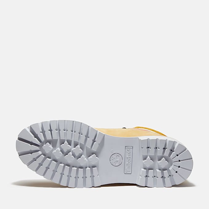 Mens Timberland Shades of Happiness Premium 6Inch Waterproof Boot TBL Wheat Happy Face Print ALT3