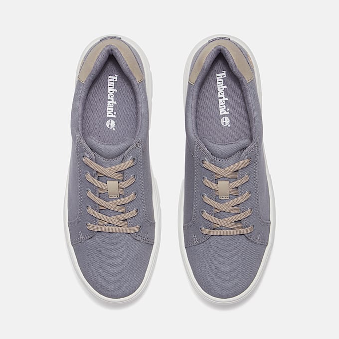 Womens Laurel Court Low LaceUp Sneaker TBL Purple Canvas ALT2