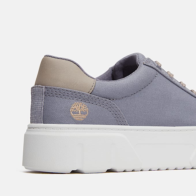 Womens Laurel Court Low LaceUp Sneaker TBL Purple Canvas ALT7