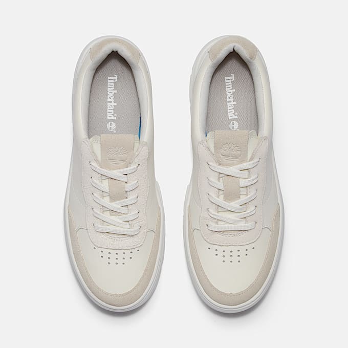 Sneakers Laurel Court Suede Accent con agujetas para mujer TBL Piel Natural ALT2