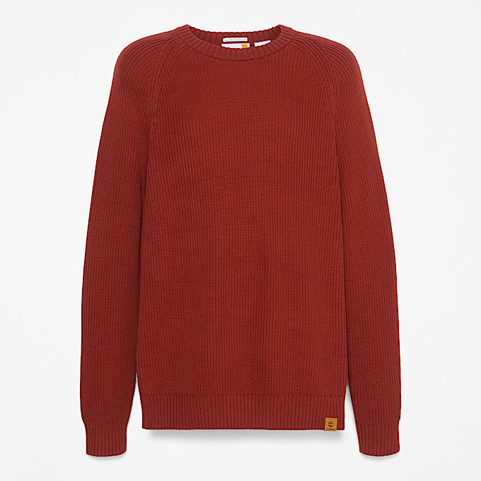 Men's Raglan Sleeve Ribbed Sweater