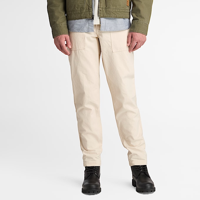 Mens Goffstown Washed Canvas Fatigue Pant TBL Undyed HERO