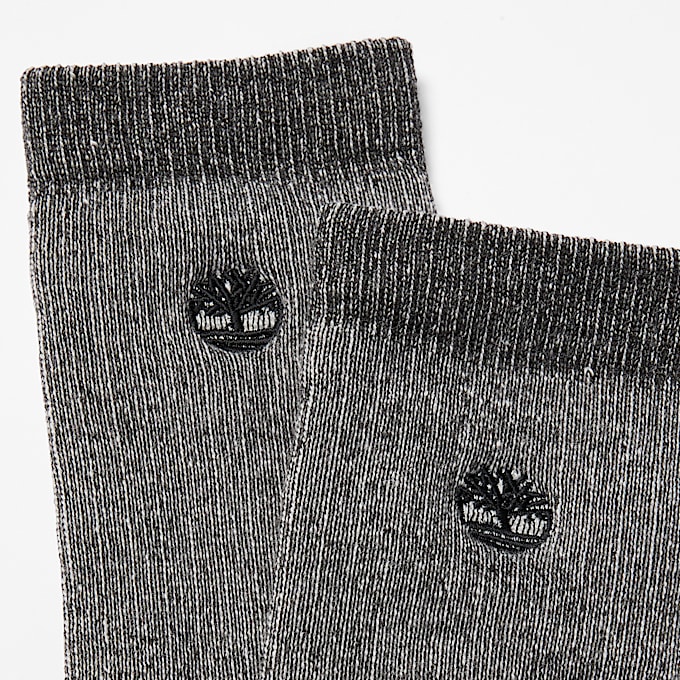 Duo de chaussettes dcontractes longueur bottillon  matelassage complet TBL Noir ALT1