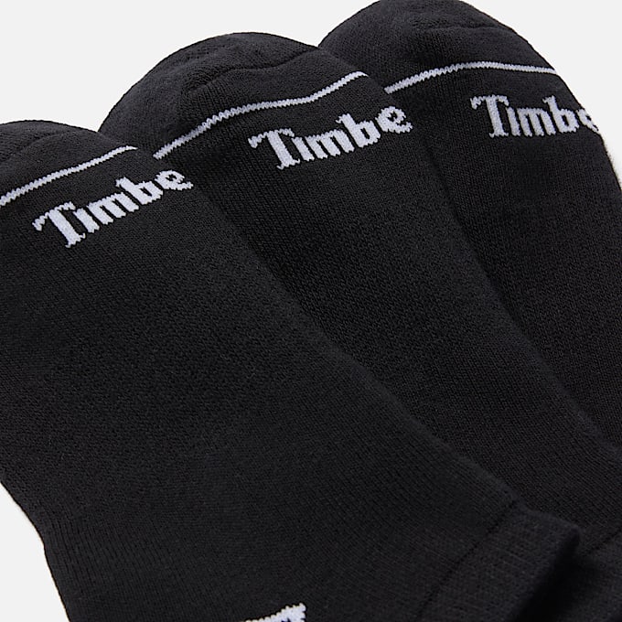 Bowden 3Pack Full Cushion NoShow Sock TBL Black ALT1