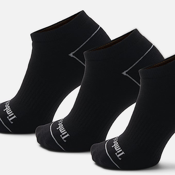 Bowden 3Pack Full Cushion NoShow Sock TBL Black ALT2