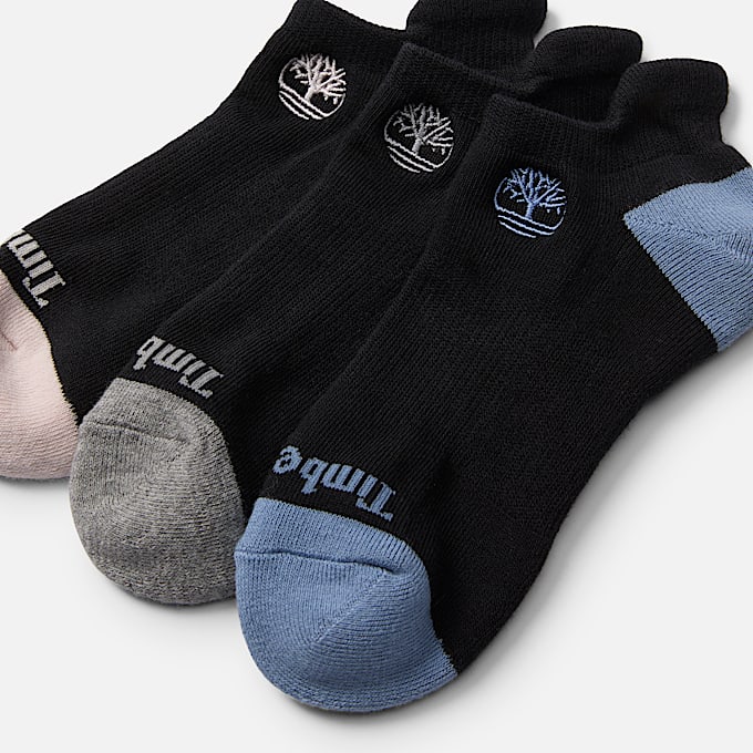 Womens Sagamore 3Pack NoShow Sock TBL Jet Black ALT1