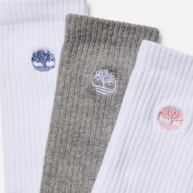 Womens Sagamore Beach 3Pack HalfCushion Crew Sock TBL Multi ALT1