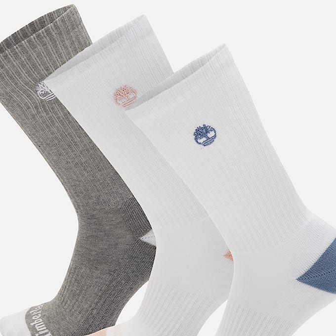 Womens Sagamore Beach 3Pack HalfCushion Crew Sock TBL Multi ALT2