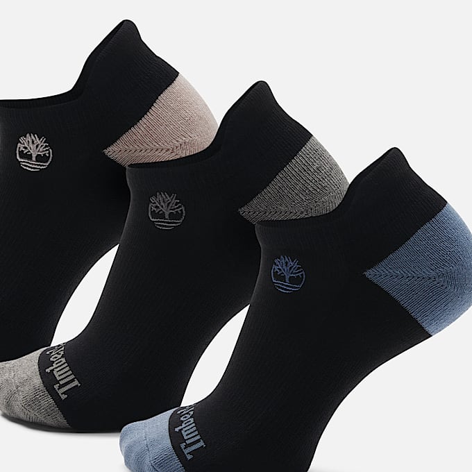 Womens Sagamore 3Pack NoShow Sock TBL Jet Black ALT2