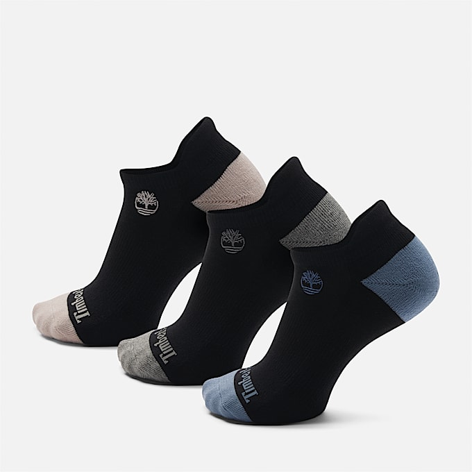 Womens Sagamore 3Pack NoShow Sock TBL Jet Black HERO