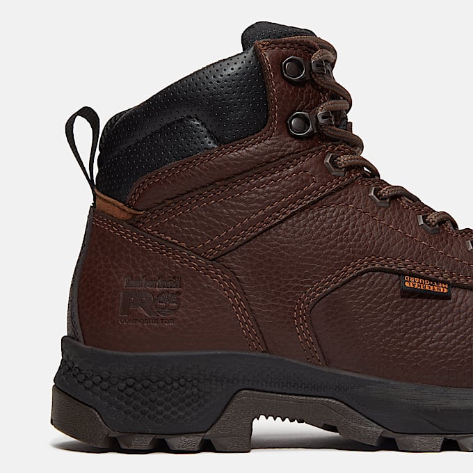 Womens TiTAN EV Met Guard 6 Composite Toe Work Boot TBL Dark Brown FullGrain ALT7