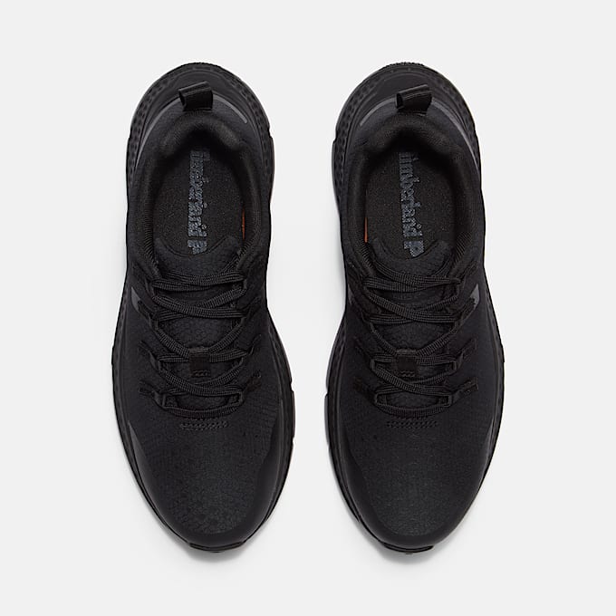 Womens Power Shift SlipResistant Hospitality Work Sneaker TBL Black Ripstop Nylon ALT2