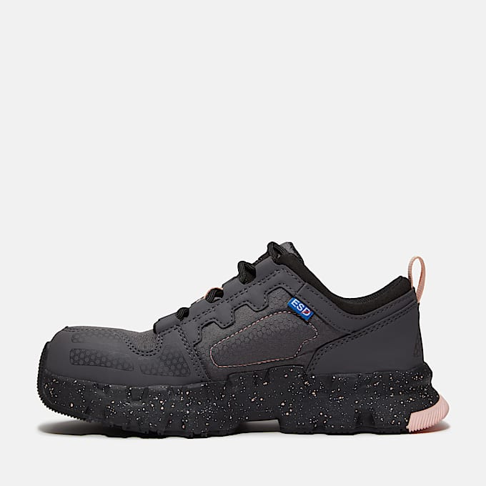 Womens Powertrain EV Composite Toe SD10 Work Sneaker TBL GreyPink ALT6