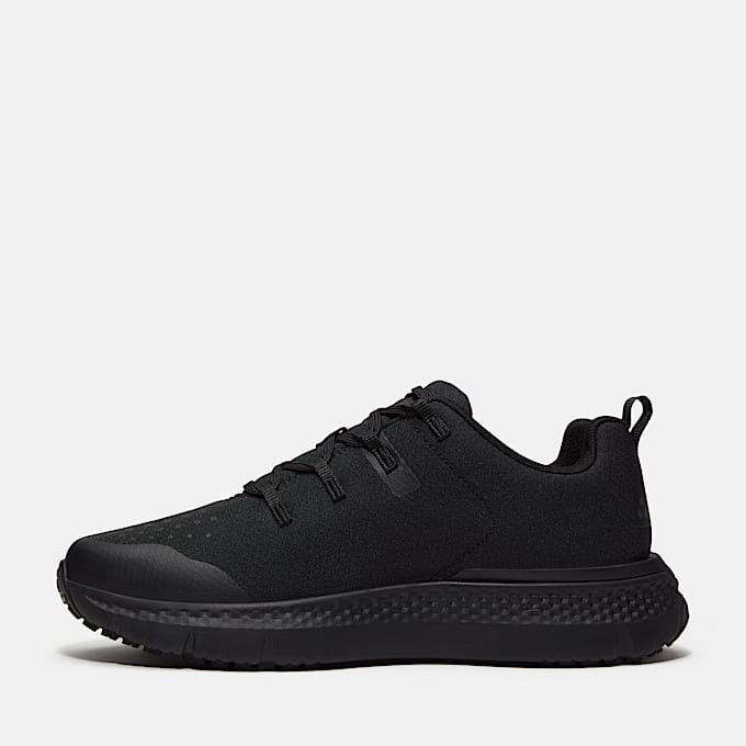 Mens Power Shift SlipResistant Hospitality Work Sneaker TBL Black Ripstop Nylon ALT6