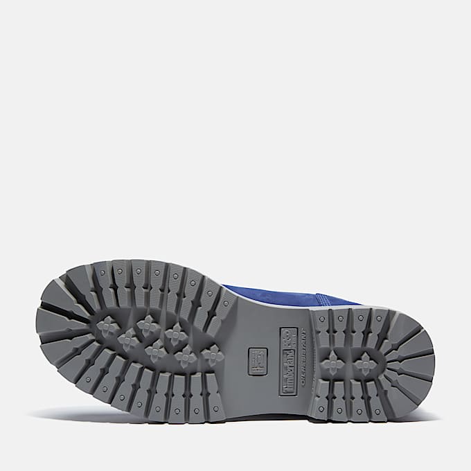 Mens Timberland PRO and Pabst Blue Ribbon Direct Attach 6 Soft Toe Waterproof Work Boot TBL Blue Nubuck ALT3