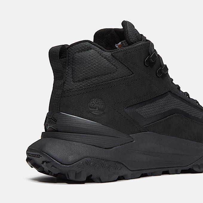 Mens Motion Access Mid LaceUp Waterproof Sneaker TBL Black Ripstop ALT7