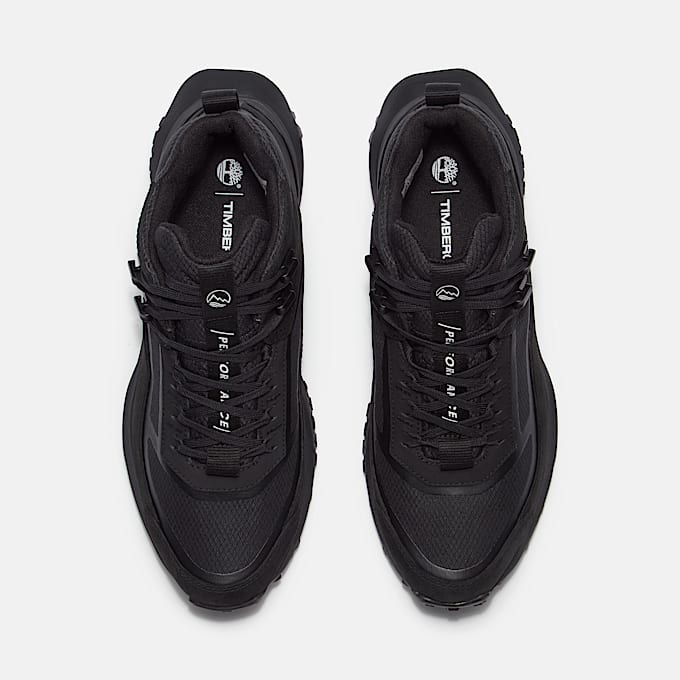 Mens Motion Access Mid LaceUp Waterproof Sneaker TBL Black Ripstop ALT2