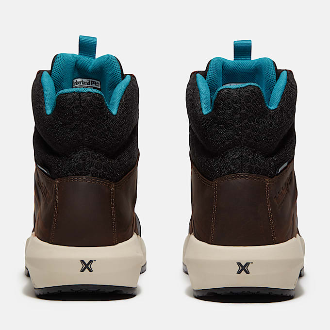 Mens Morphix 6 Waterproof Composite Toe Work Boot TBL Brown FullGrainBlack ALT5