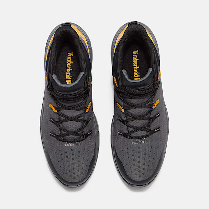 Mens Intercept Mid Steel Toe Work Sneaker TBL Dark Grey Ripstop ALT2