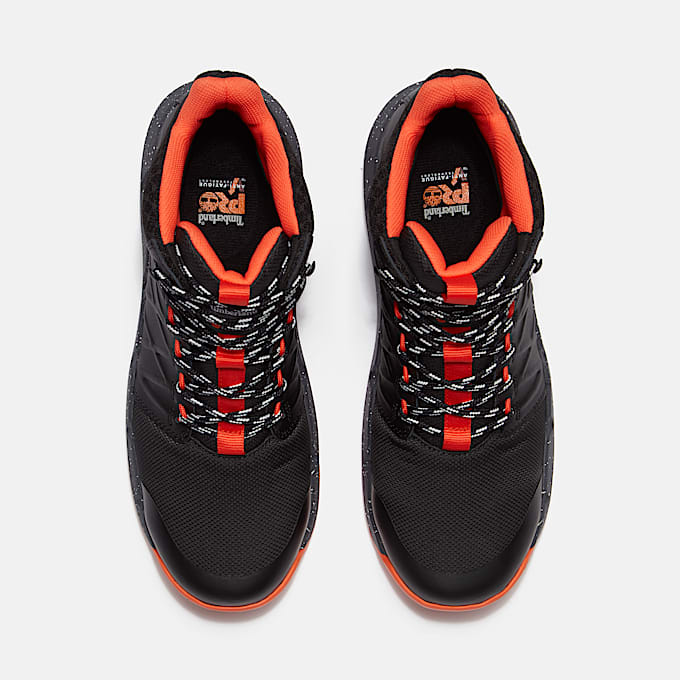 Mens Morphix 6 Waterproof Composite Toe Work Boot TBL Black Leather ALT2