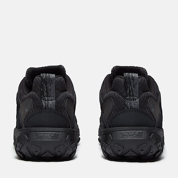 Mens GreenStride Motion 6 Low LaceUp Sneaker TBL Black Mesh ALT5