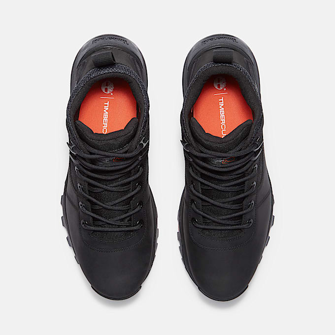 Mens Mt Maddsen Peak Mid Waterproof Hiking Boot TBL Black FullGrain ALT2