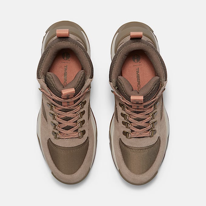 Womens Mt Maddsen Peak Mid Waterproof Hiking Boot TBL Taupe Suede ALT2