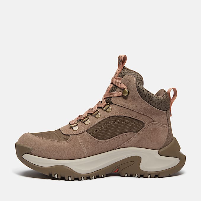 Womens Mt Maddsen Peak Waterproof Hiking Boot TBL Taupe Suede ALT6