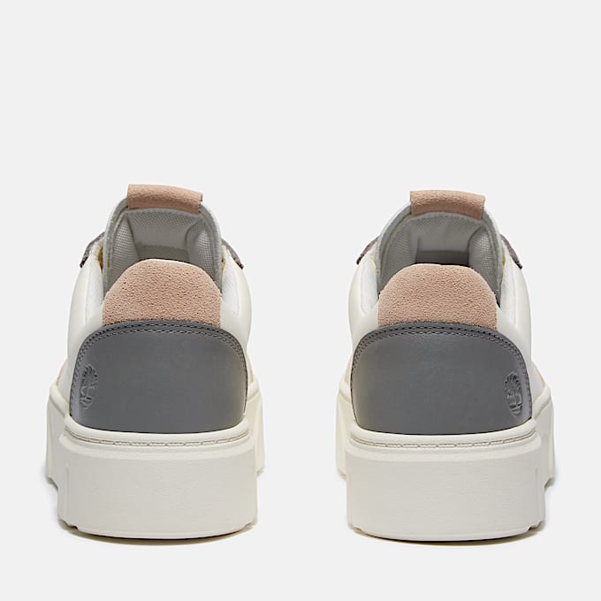 Womens Laurel Court Suede Accent LaceUp Sneaker TBL Natural LeatherDark Grey ALT5