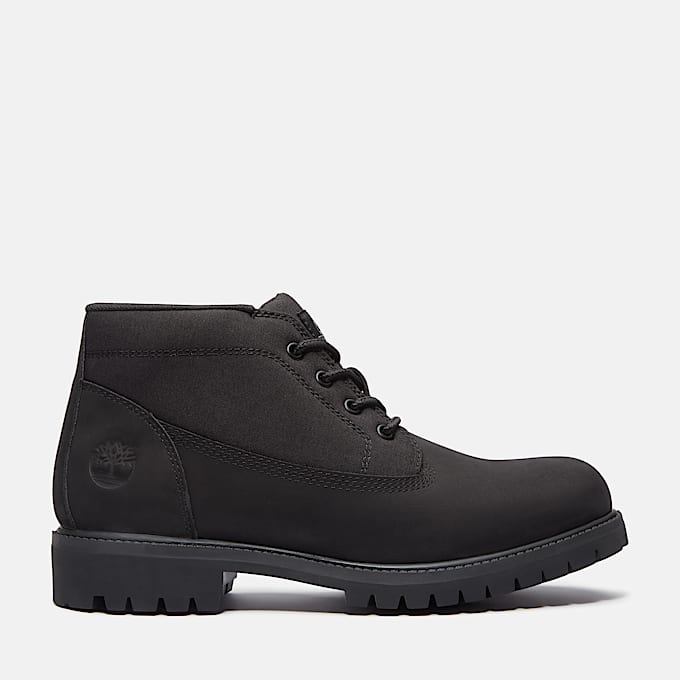 Mens Timberland Premium Chukka Boot TBL Black Nubuck HERO